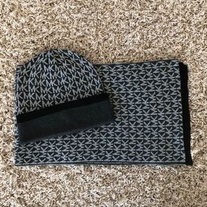 Michael Kors hat and scarf set